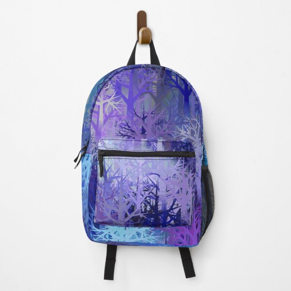 Item preview, Colorful nature trees - winter blue designed and sold by Art by Lilia.