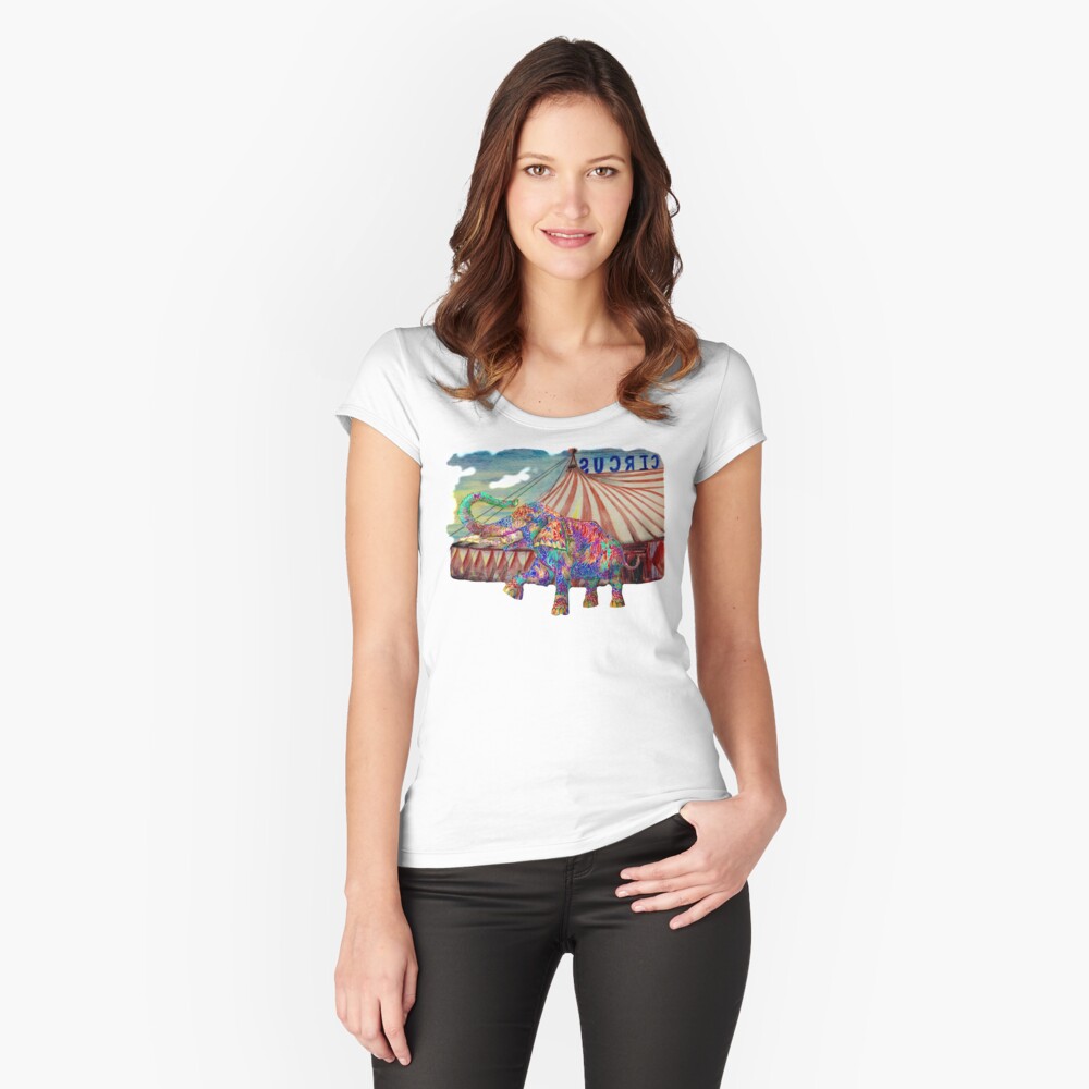 Item preview, Fitted Scoop T-Shirt designed and sold by 4000Free.
