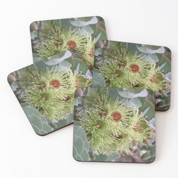 Item preview, Golden green mallee flowers designed and sold by Cynthia Dix.
