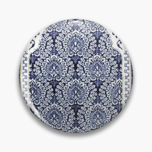 Item preview, Classic Floral Stamp Blue designed and sold by moslem-pride.