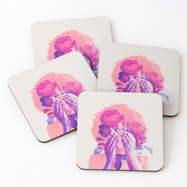 Item preview, Double color exposure remixed illustration - Woman art designed and sold by ZafranOnline.
