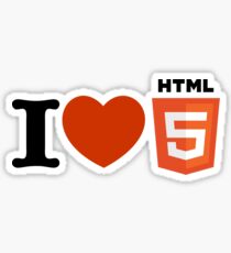 i love html5 Sticker