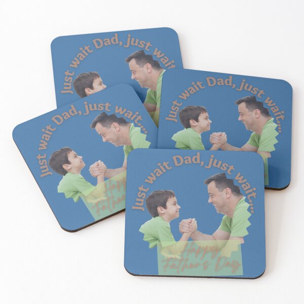 Item preview, Father's Day Card or Sign challenging your father to an arm wrestling match...just wait Dad designed and sold by tranquilbeach.
