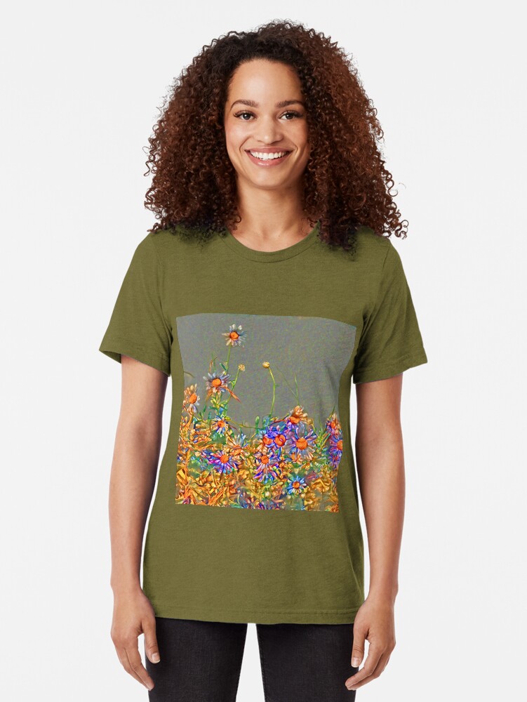 Alternate view of Wildflowers Tri-blend T-Shirt