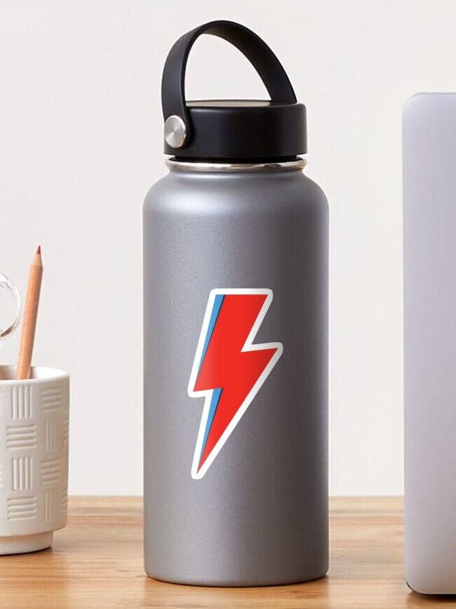 Thumbnail 1 of 3, Sticker, Ziggy Stardust David Bowie Lightning Bolt designed and sold by shaarc.