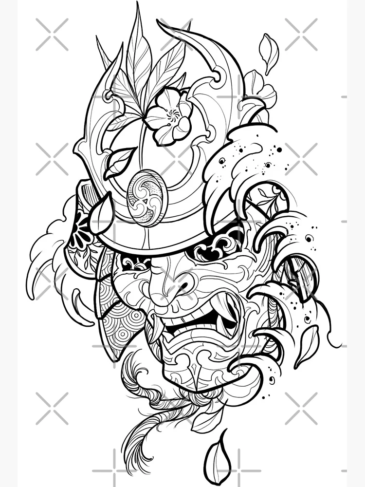 武者絵下絵図譜 / Japan Warrior Arts in Outline Japan Warrior Arts in Outline - Keibunsha Japan Tattoo