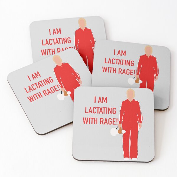 Item preview, I AM LACTATING WITH RAGE! Sue Sylvester Glee Sticker designed and sold by Kathy Burton.