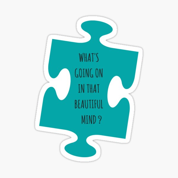 Item preview, WHATS GOING ON IN THAT BEAUTIFUL MIND? designed and sold by MadEDesigns.