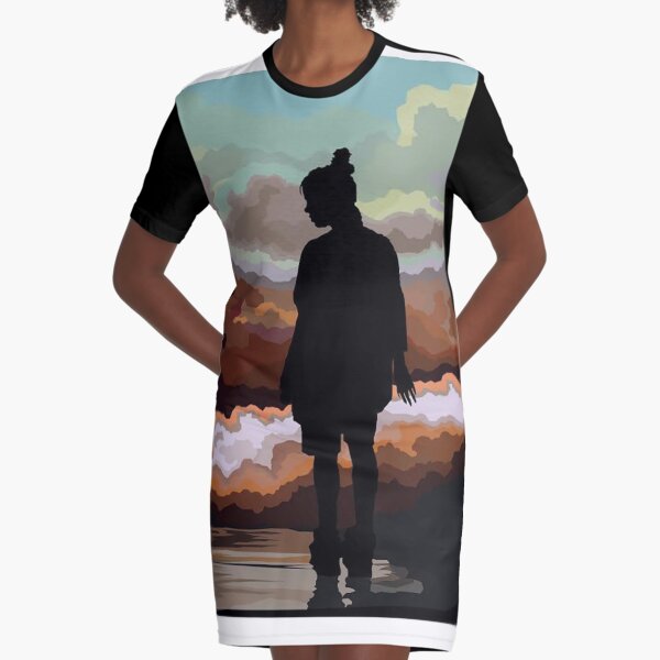 BILLIE EILISH SILHOUETTE | Cadeau parfait Robe t-shirt