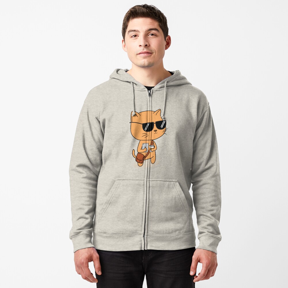 Item preview, Zipped Hoodie designed and sold by cartoonbeing.