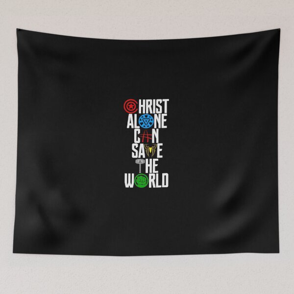 Item preview, Christ-Alone-Can-Save-The-World designed and sold by ButtnerRing.