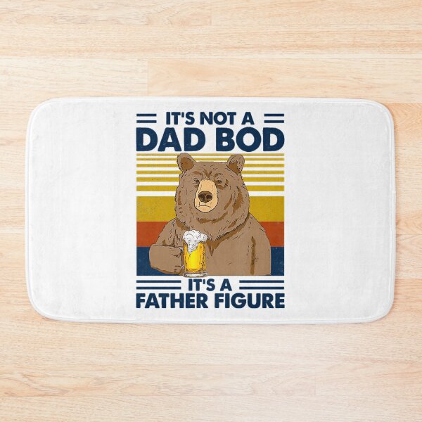 Item preview, Humor Saying It's Not A Dad Bod It's A Father Figure Vintage Bear Drinking Beer Lover Fathers Day Gifts  designed and sold by Fatherday.
