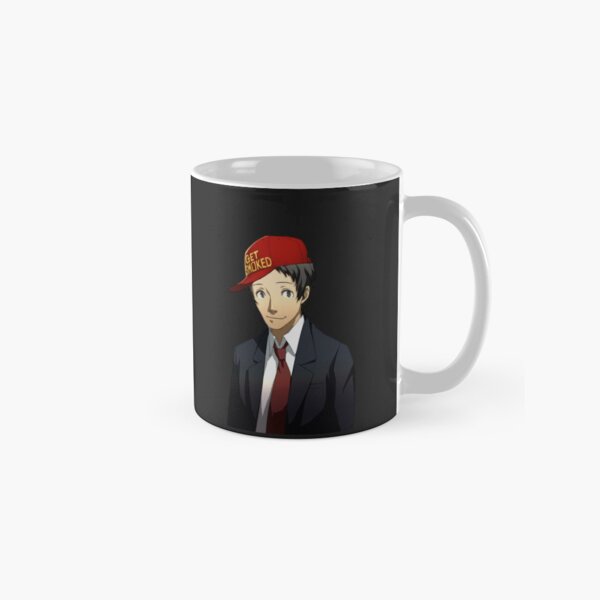 Vista previa del artículo con la obra «Tohru Adachi hace fumar a Tohru Adachi Pegatina», diseñado y vendido por JakariEzer.