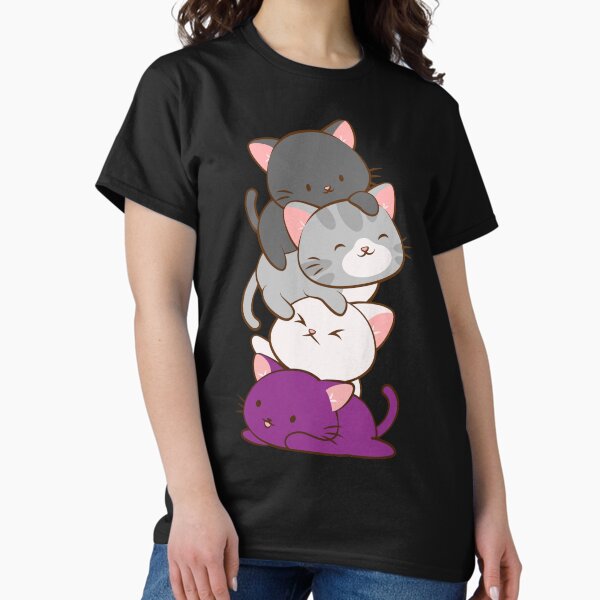 Item preview, Ace Pride Kawaii Katzen LGBTQ Asexuell designed and sold by Irene Koh.