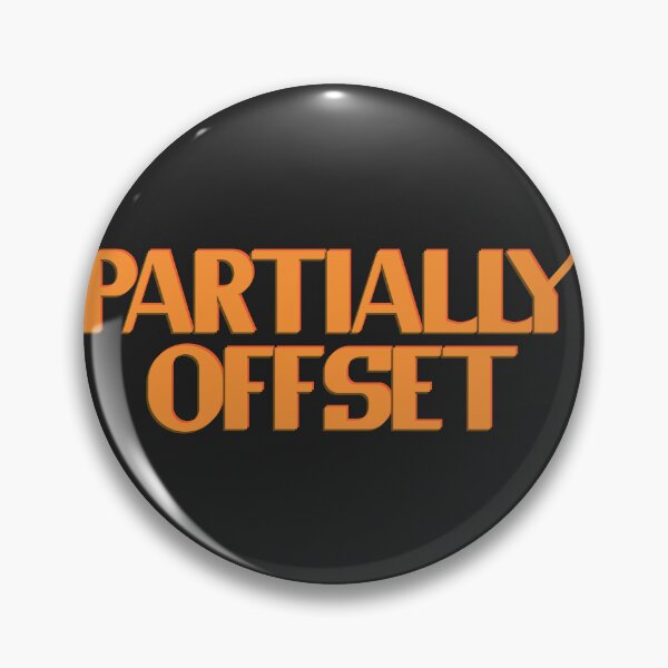 Item preview, Partially Offset - Orange Bold Text designed and sold by Chubuter.