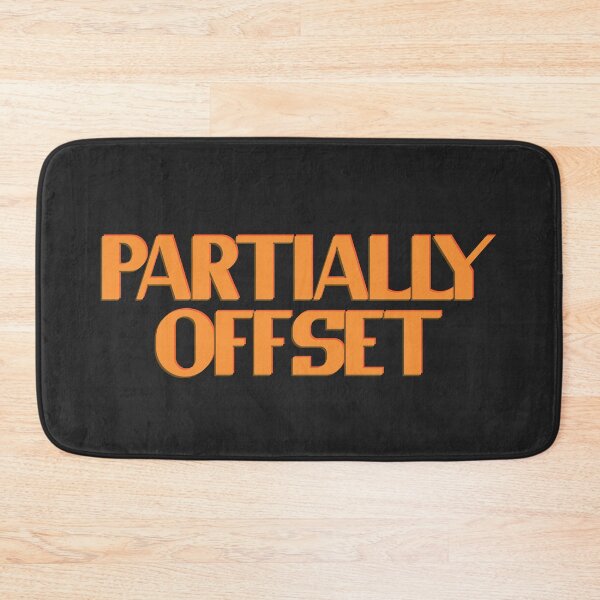 Item preview, Partially Offset - Orange Bold Text designed and sold by Chubuter.