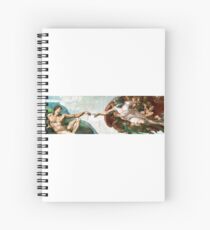 The Creation of Adam Spiral Notebook