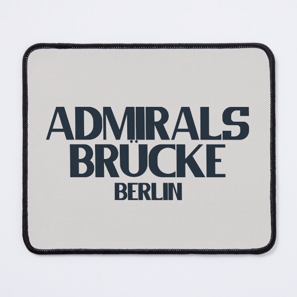 Item preview, Admiralsbruecke Berlin - Black Bold Text designed and sold by Chubuter.
