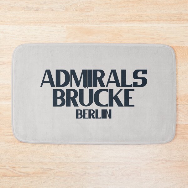 Item preview, Admiralsbruecke Berlin - Black Bold Text designed and sold by Chubuter.