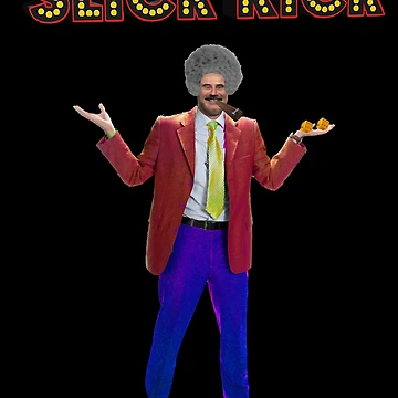Artwork thumbnail, A Rapper Record Producer Slick Rick Rave Sticker by Rodrigues6855