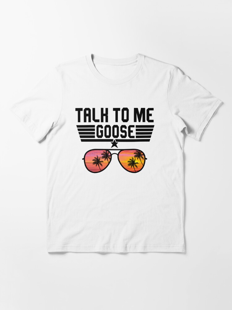 Vintage Top Gun Maverick Talk To Me Goose Tropical Sunglasses