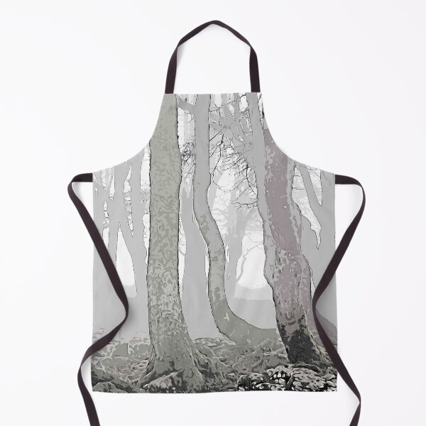 Item preview, Gloomy beech forest in the fog, color print designed and sold by artdragongift 15.