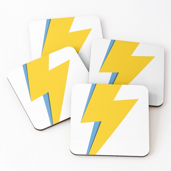 Item preview, Ziggy Stardust David Bowie Lightning Bolt in Yellow designed and sold by Shari Archinoff.