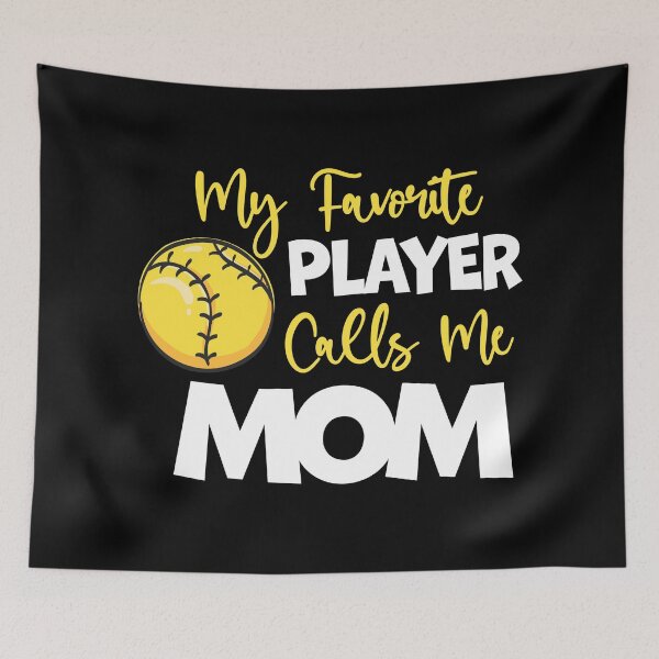 Item preview, Mi jugador favorito me llama mamá Softbol de lanzamiento rápido designed and sold by 99Fastpitch.