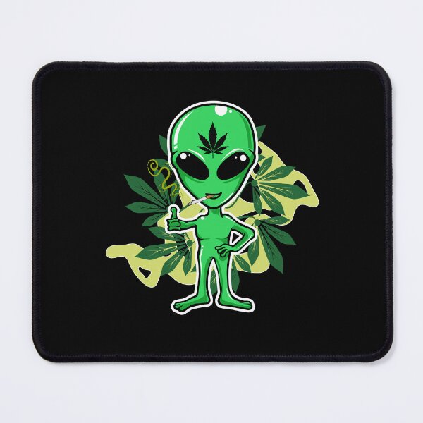 Item preview, Alien Smoking Weed designed and sold by HolyWater SHOP.