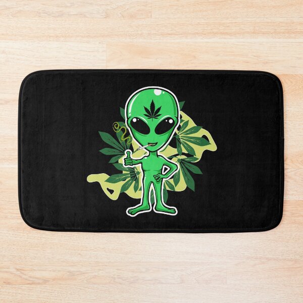 Item preview, Alien Smoking Weed designed and sold by HolyWater SHOP.