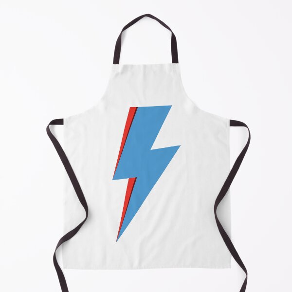 Item preview, Ziggy Stardust David Bowie Lightning Bolt in Yellow designed and sold by Shari Archinoff.