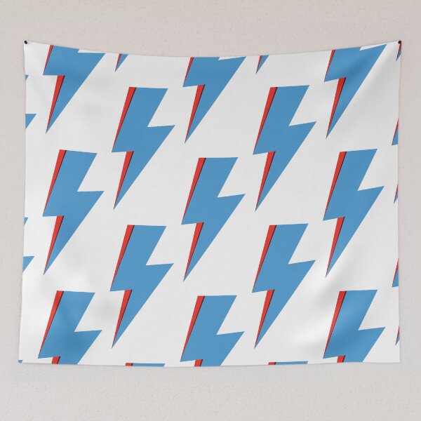 Item preview, Ziggy Stardust David Bowie Lightning Bolt in Yellow designed and sold by Shari Archinoff.