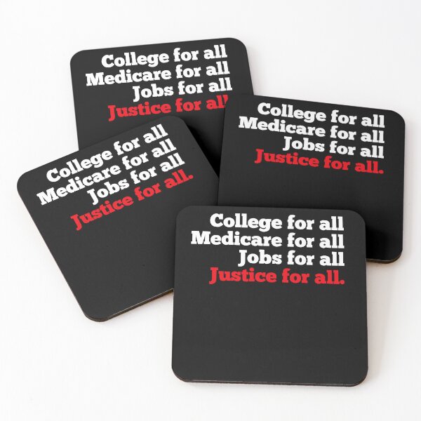Artikelvorschau, College-für-alle-Medicare-für-alle-Jobs-für-alle-Gerechtigkeit-für-alle-Shirt entworfen und verkauft von ButtnerRing.