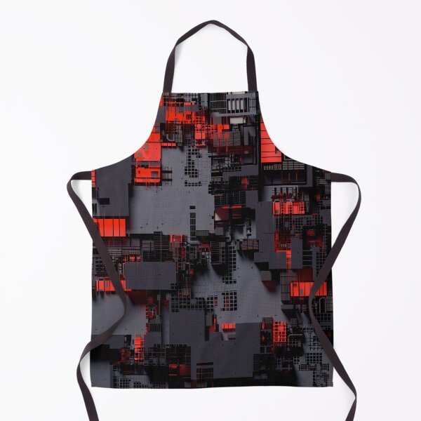 Item preview, Black and red glitchy wall designed and sold by rodentpad.