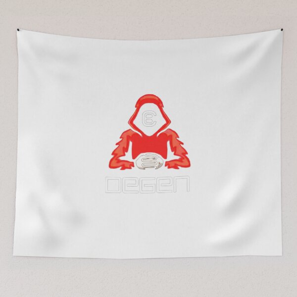 Item preview, Crypto Banter DEGEN Red Logo Essential T-Shirt designed and sold by Kyleroebuck.