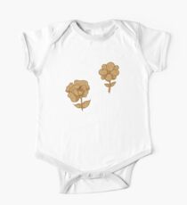 Flowers One Piece - Short Sleeve