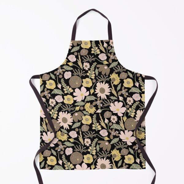Item preview, Boho Floral Wildness Black designed and sold by Lozzie Eliza Designs.