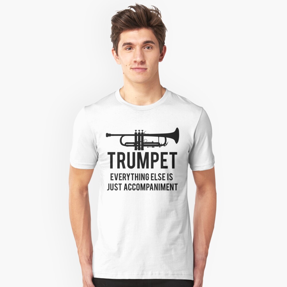 trumpet player t shirt