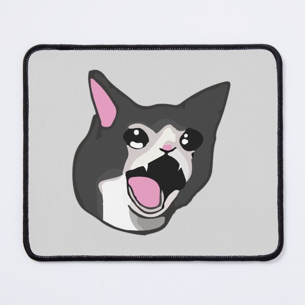 Item preview, Yamero Crying Screaming Cat Meme Cute Japanese Kawaii designed and sold by alltheprints.