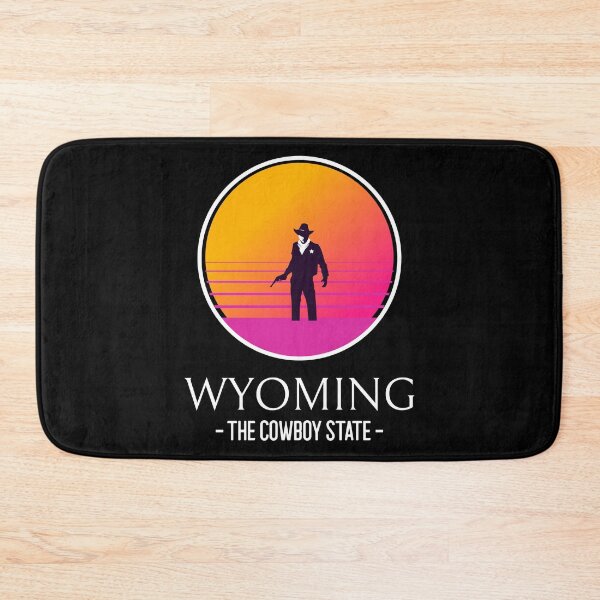 Artikelvorschau, Wyoming Der Cowboy-Staats-Sonnenuntergang entworfen und verkauft von Alladin7.