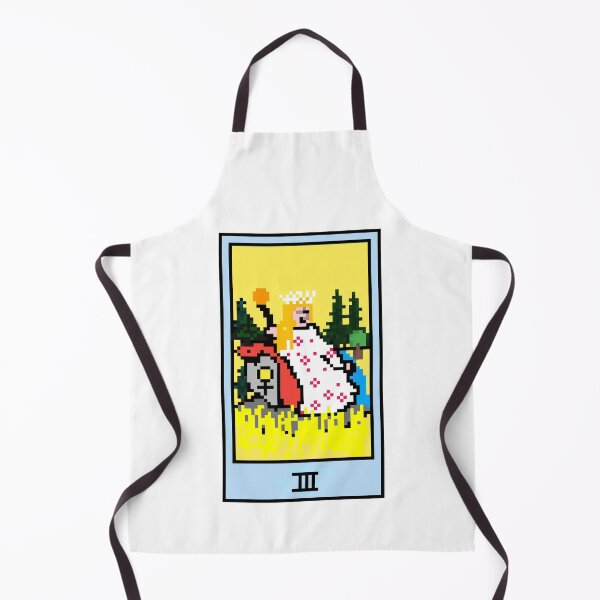 Item preview, Wait, is this pixel art tarot? White - Major Arcana 'The Empress' (Design for T-shirt, stickers and other accessories) designed and sold by Pixel Waite.