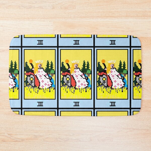 Item preview, Wait, is this pixel art tarot? White - Major Arcana 'The Empress' (Design for T-shirt, stickers and other accessories) designed and sold by Pixel Waite.