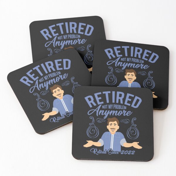Item preview, Funny Retired 2022 Not My Problem Anymore Shrugging designed and sold by CanCoiGF.