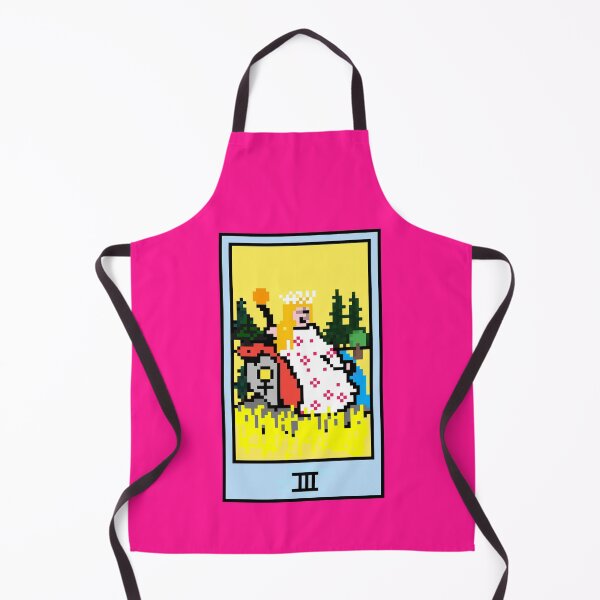 Item preview, Wait, is this pixel art tarot? Pink - Major Arcana 'The Empress' (Design for T-shirt, stickers and other accessories) designed and sold by Pixel Waite.