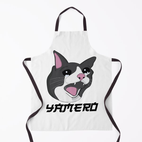 Item preview, Yamero Crying Screaming Cat Meme Cute Japanese Kawaii designed and sold by alltheprints.