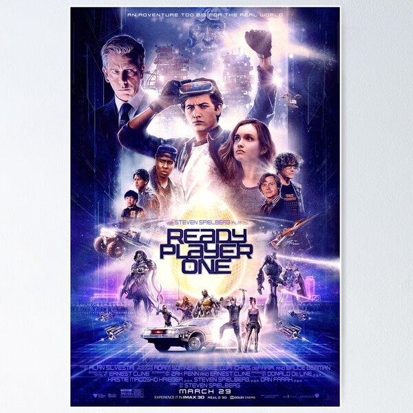 Ready Player One - Group Poster - 22.375' x 34' - The Blacklight Zone