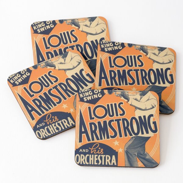 Aperçu de l'œuvre Affiche Louis Armstrong Vintage créée et vendue par amoslemos.