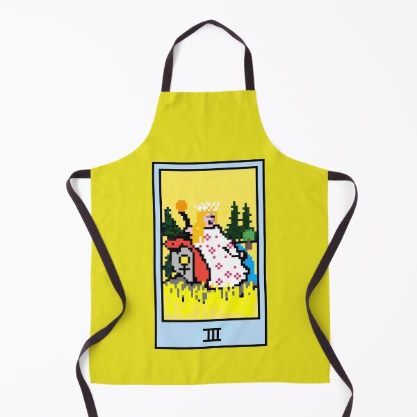 Item preview, Wait, is this pixel art tarot? Yellow - Major Arcana 'The Empress' (Design for T-shirt, stickers and other accessories) designed and sold by Pixel Waite.