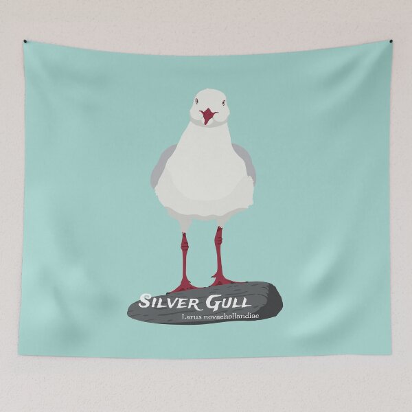Item preview, Cute Silver Sea Gull - Simple Minimal Illustration for Sea Gull Lover designed and sold by Jazznote.