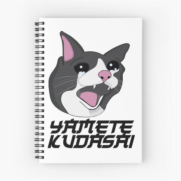 Item preview, Yamete Kudasai Meme Crying Screaming Cat Yamero Japanese designed and sold by alltheprints.